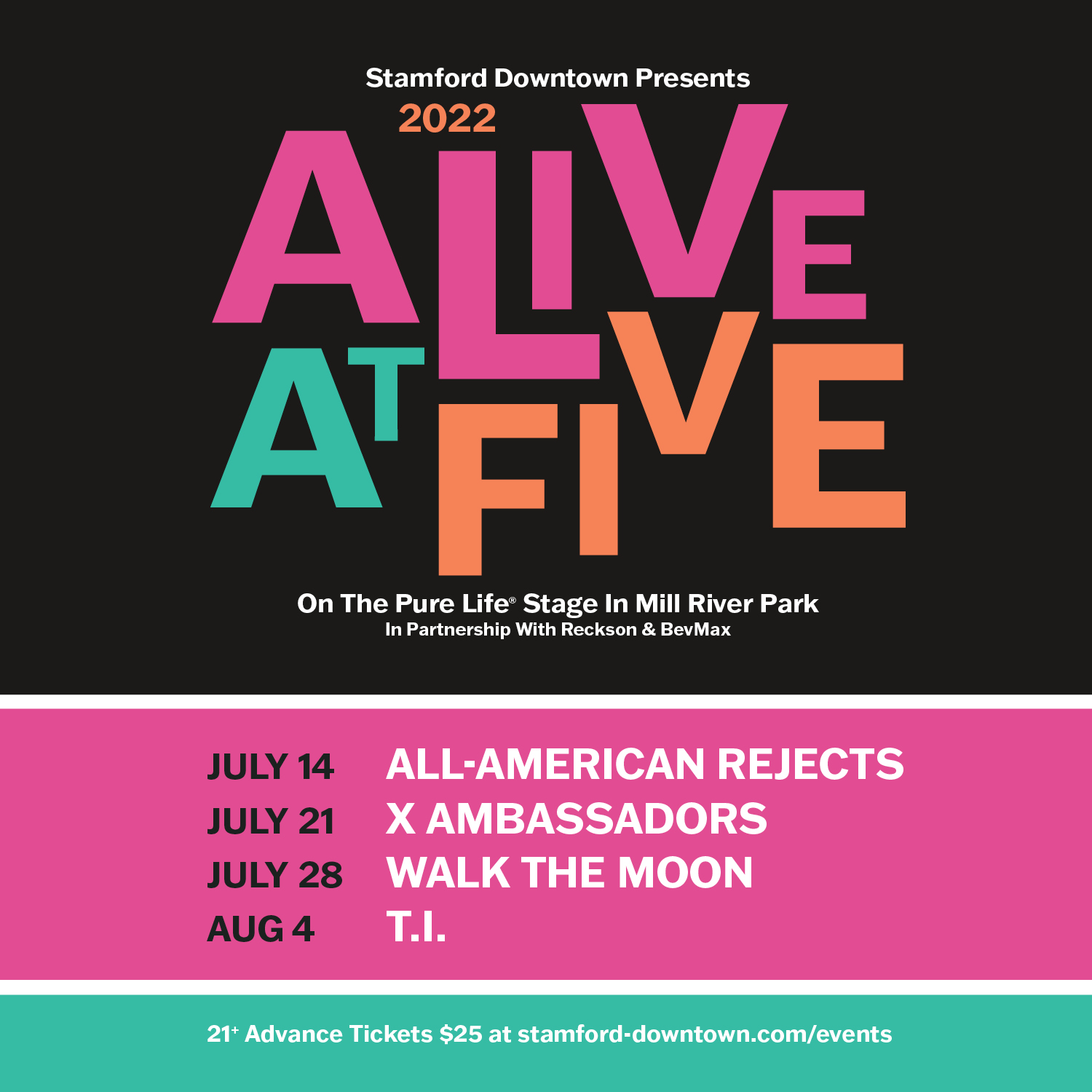 Stamford's Alive@Five summer concerts are back, but relocating to Mill  River Park